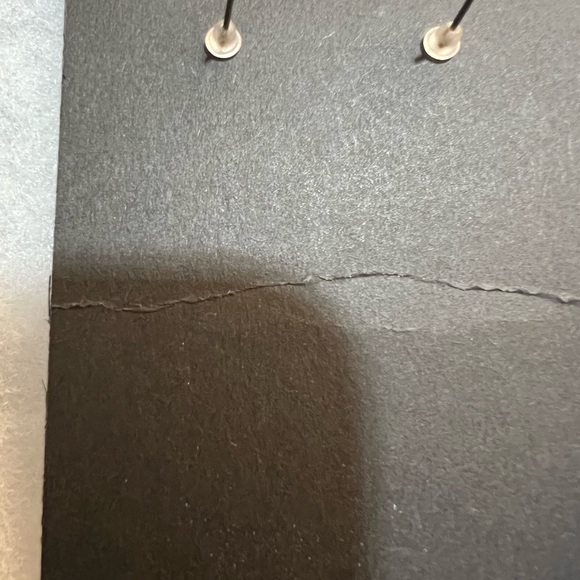 BUTTERFLY MULTI COLORED CRYSTAL PIERCED EARRINGS - Picture 2 of 5